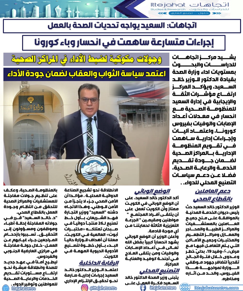 فشل وزير الصحه باسل المالك